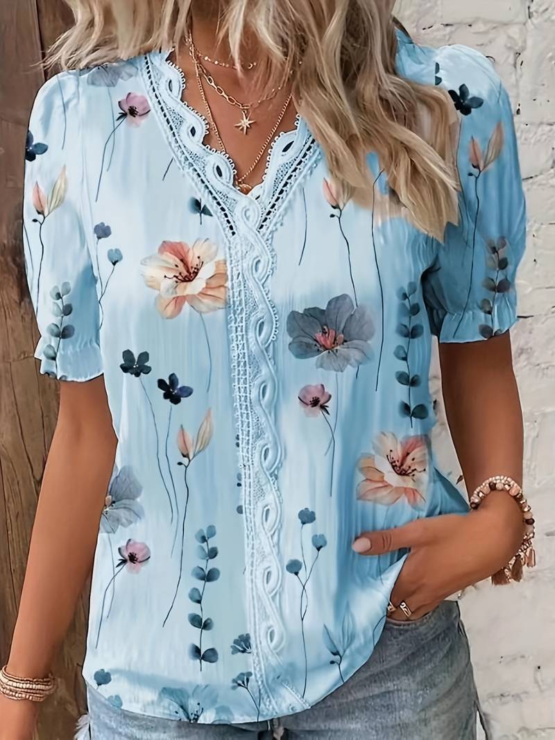 Esmeralda | Spring V-Neck Blouse 2025 Edition