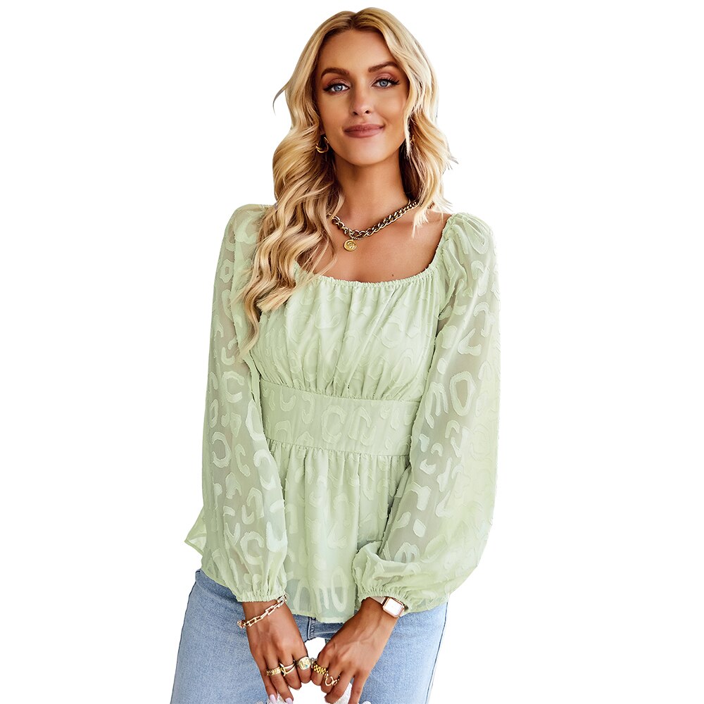 Puff Sleeve Blouse for Women - Spring 2025 Collection