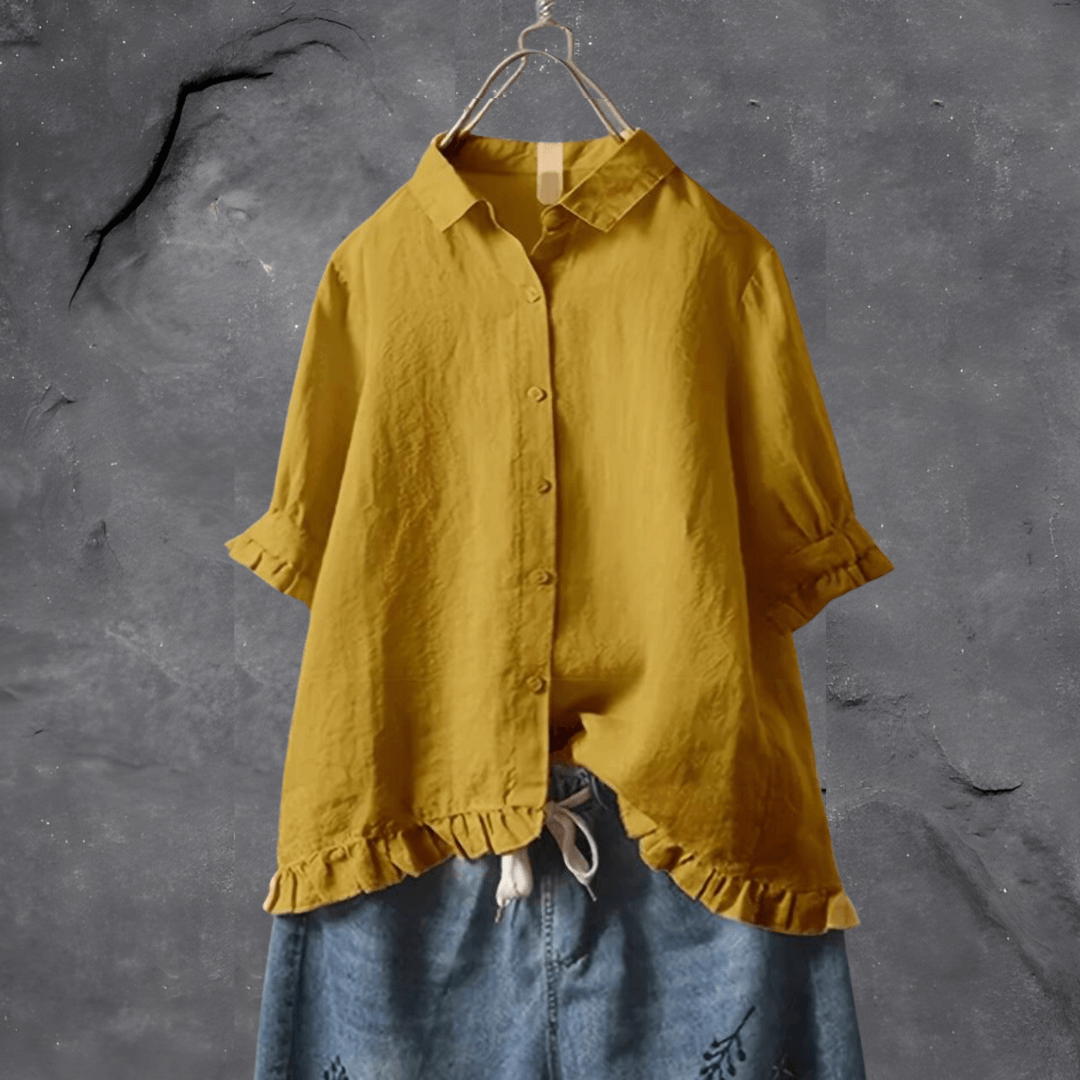Women's Cotton Blouse for Spring 2025 – Elena