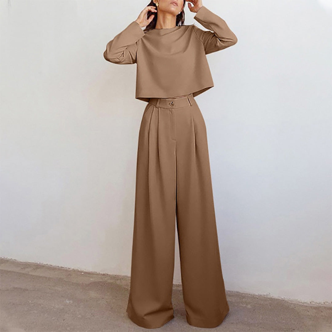 Trendy Two-Piece Palazzo Set - Amara