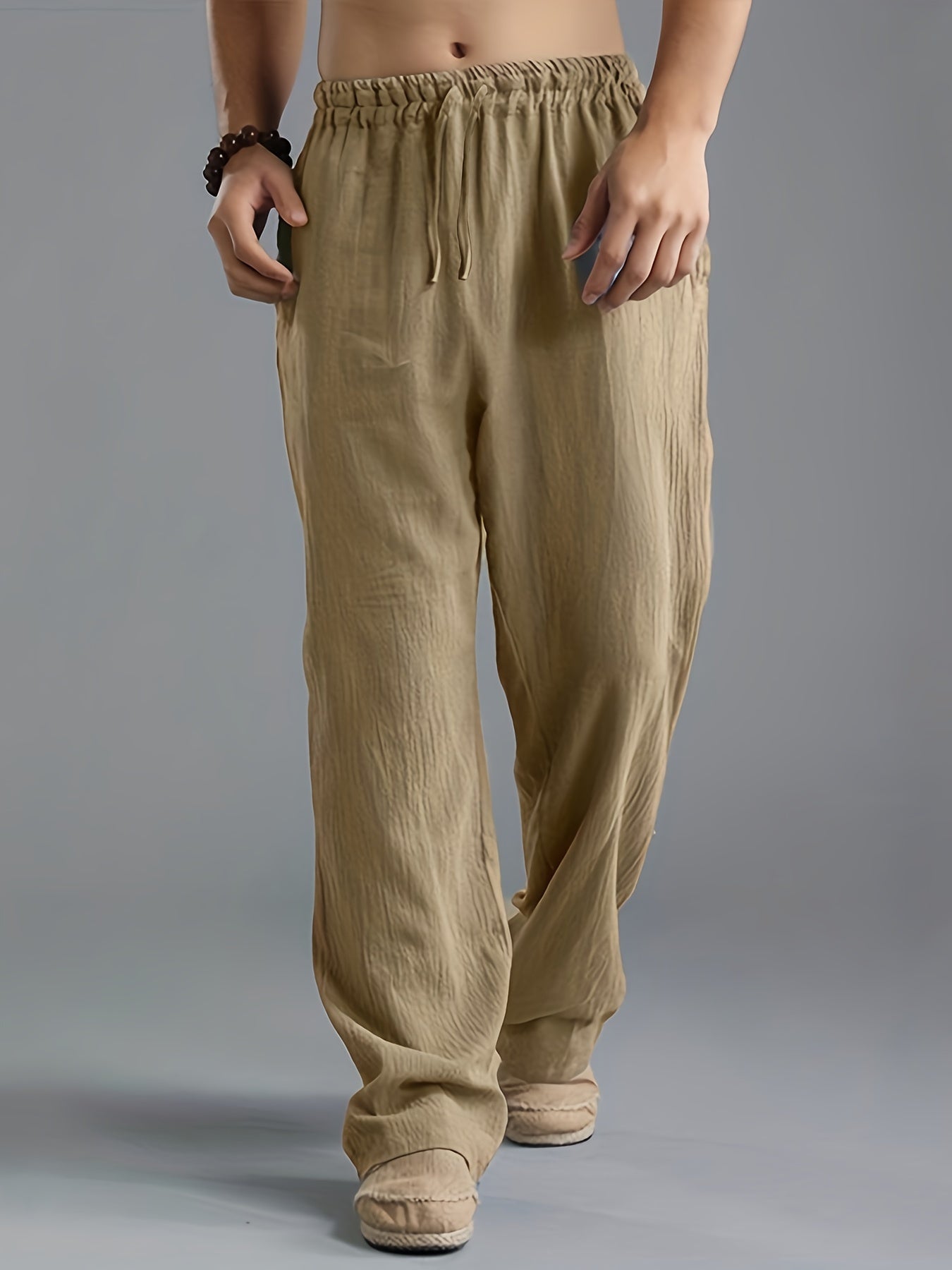 T-shirt - Casual - Cotton blend, Plain color, Drawstring - Perfect for Summer