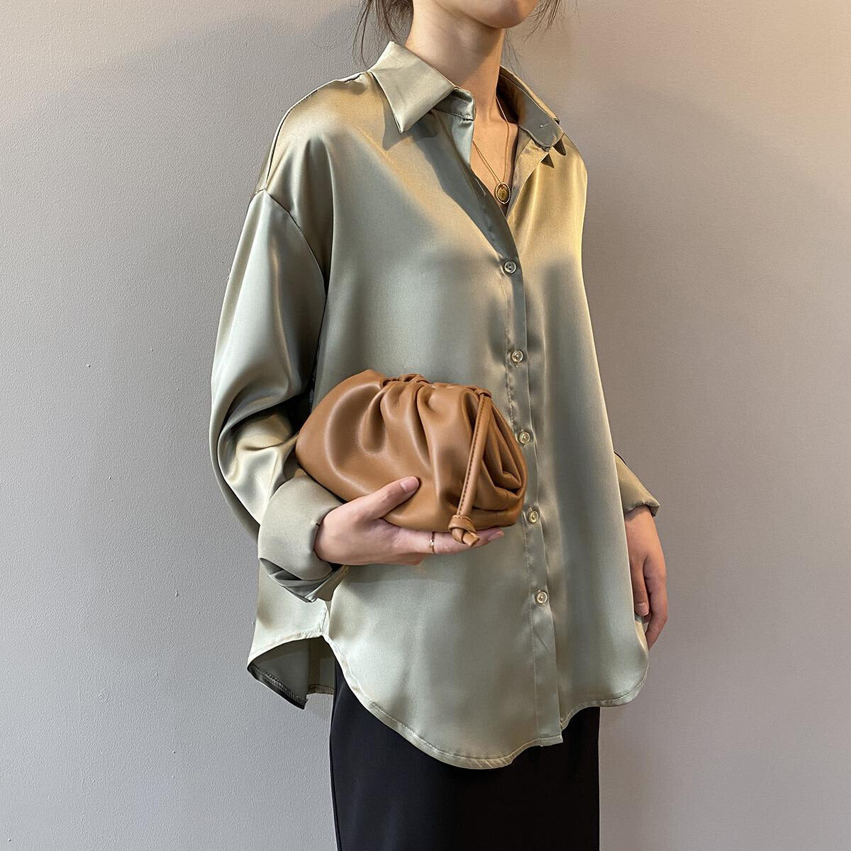 Jocelyn - Satin Shirt for Women