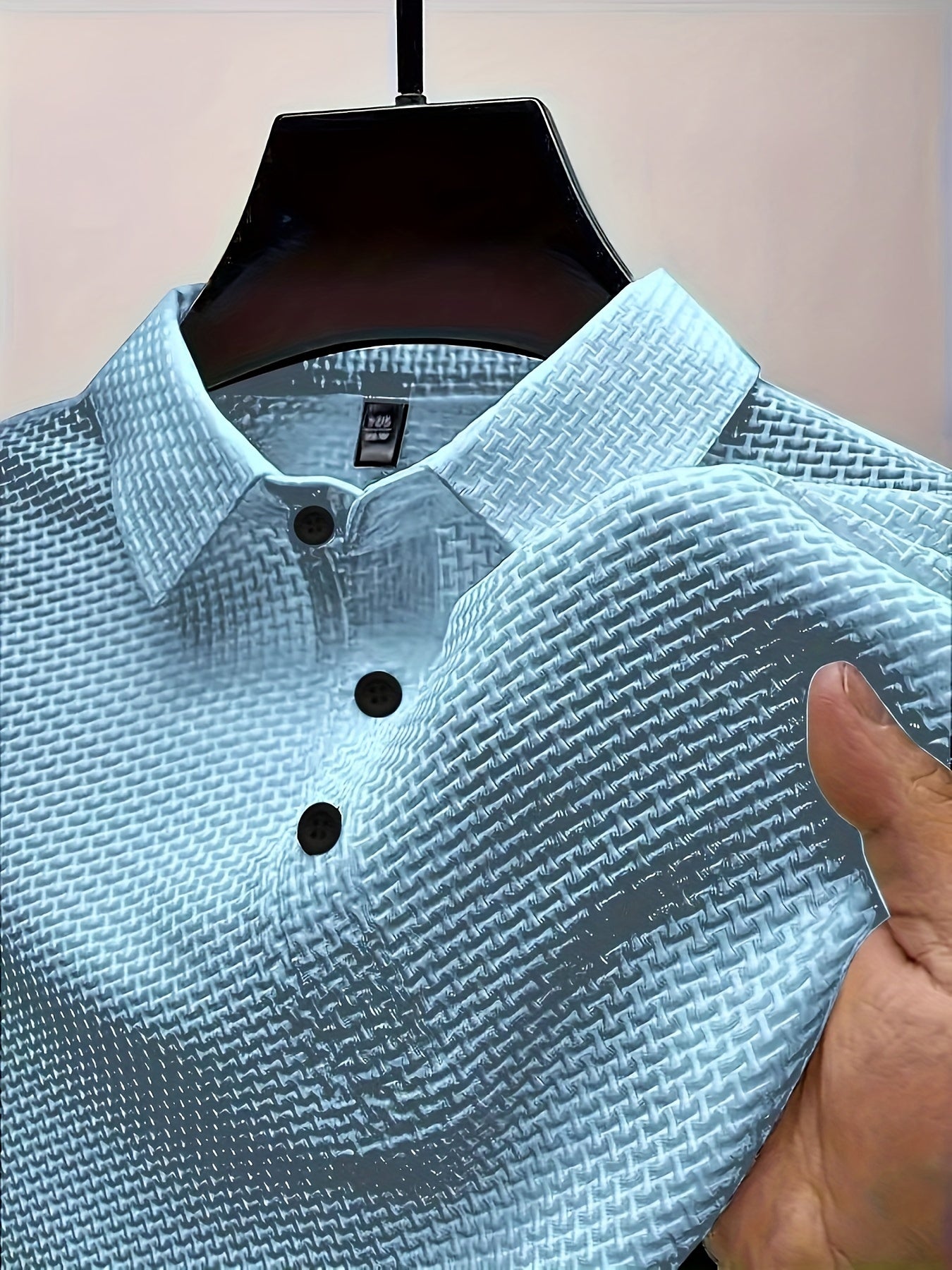 Shirt - Sporty - Jacquard - Short Sleeve - Ideal for Summer Outfits