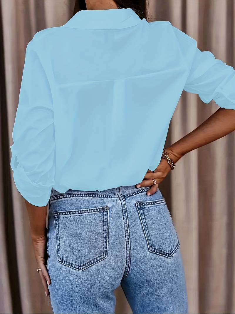Gimhani | Women's Casual V-Neck Blouse - Comfortable & Stylish