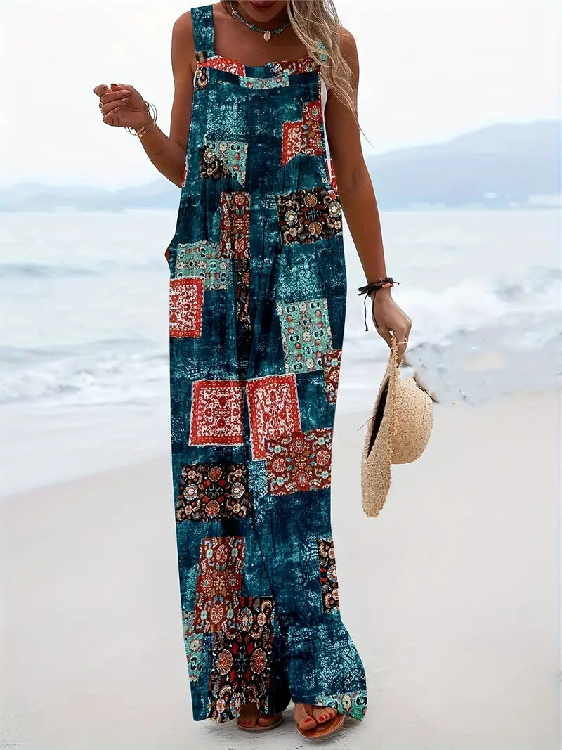Hannah - Color Block Jumpsuit