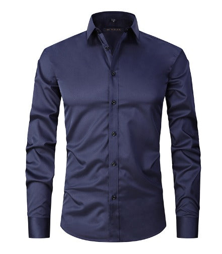 Mario - Men's wrinkle-free stretch shirt
