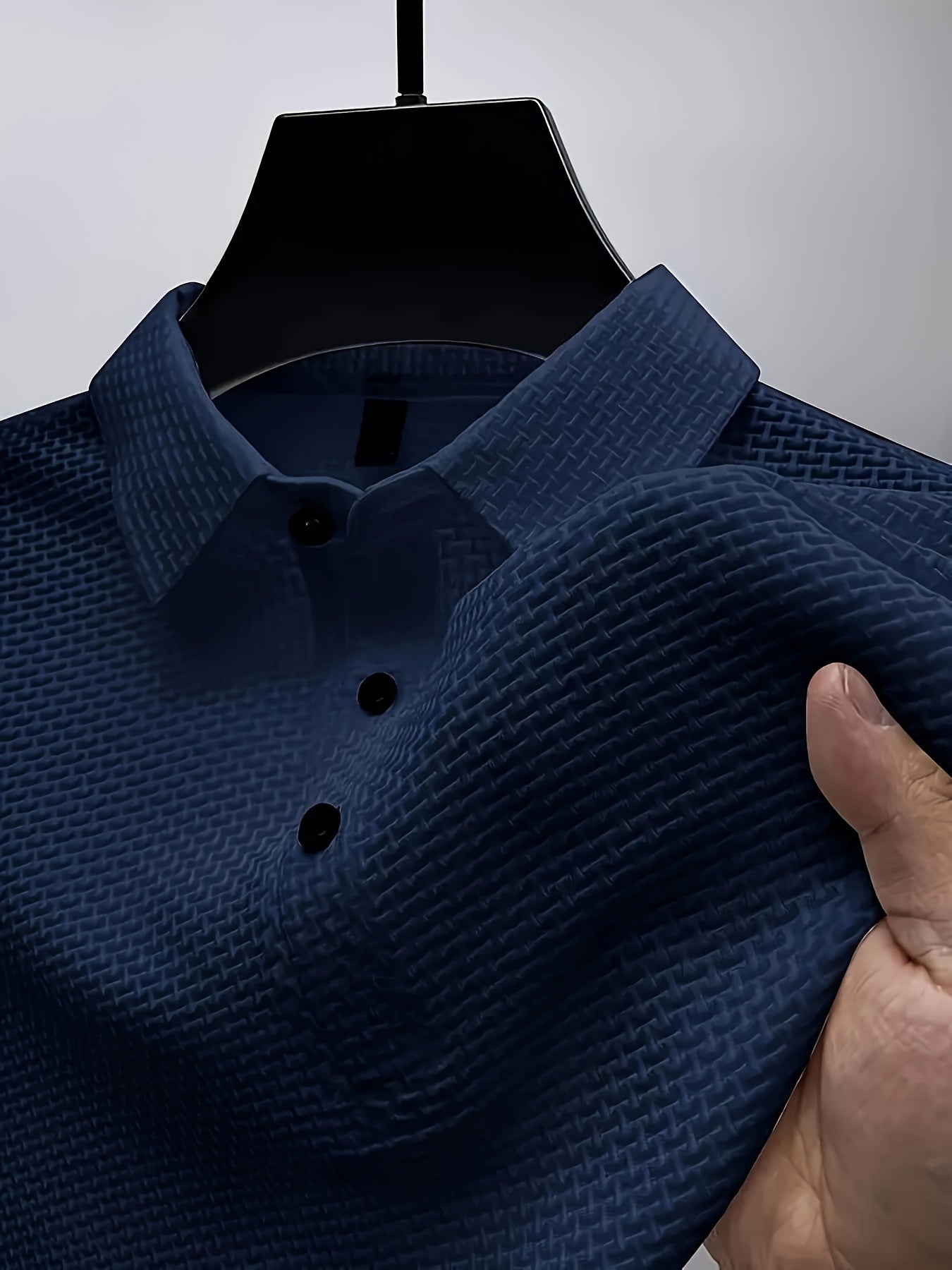 Shirt - Sporty - Jacquard - Short Sleeve - Ideal for Summer Outfits