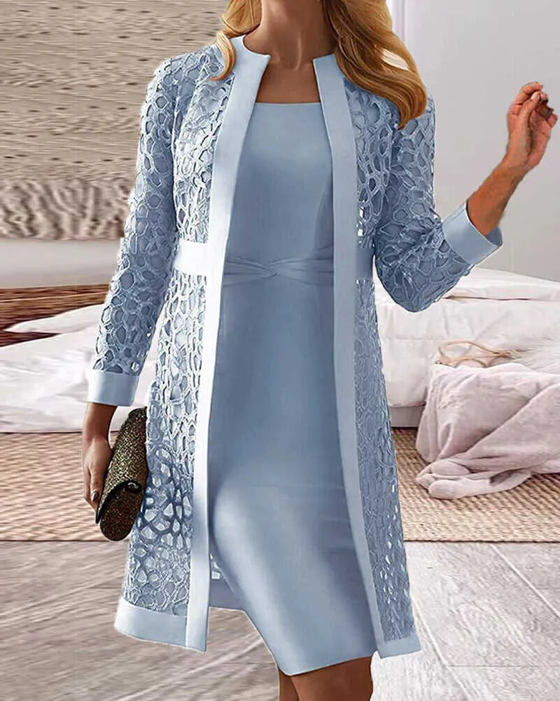 Lucy - Two-piece set women's vest with lace
