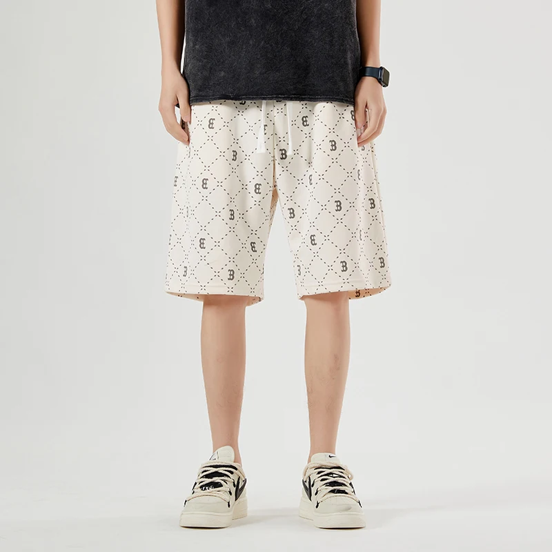 Hady - Trendy Men's Shorts - Summer Short Pants with Elastic Waist and Pattern