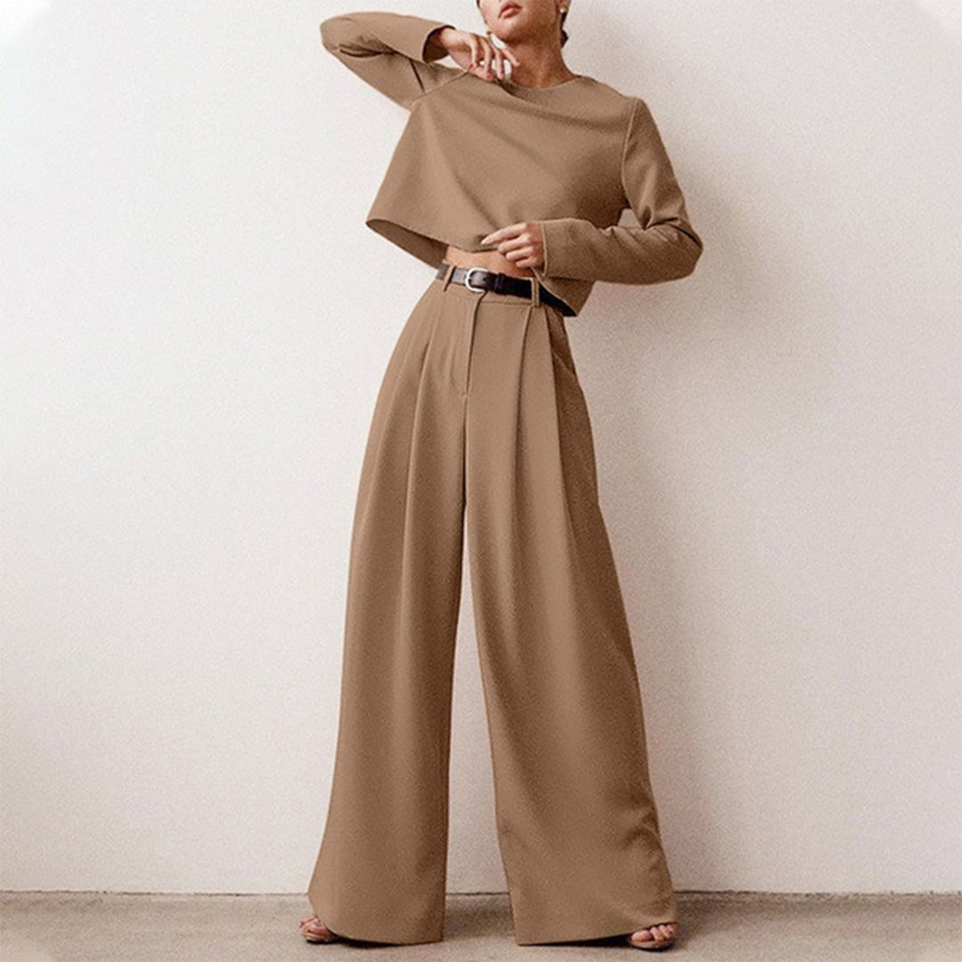 Trendy Two-Piece Palazzo Set - Amara