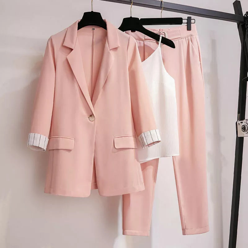 Elegant 3-piece oversized suit