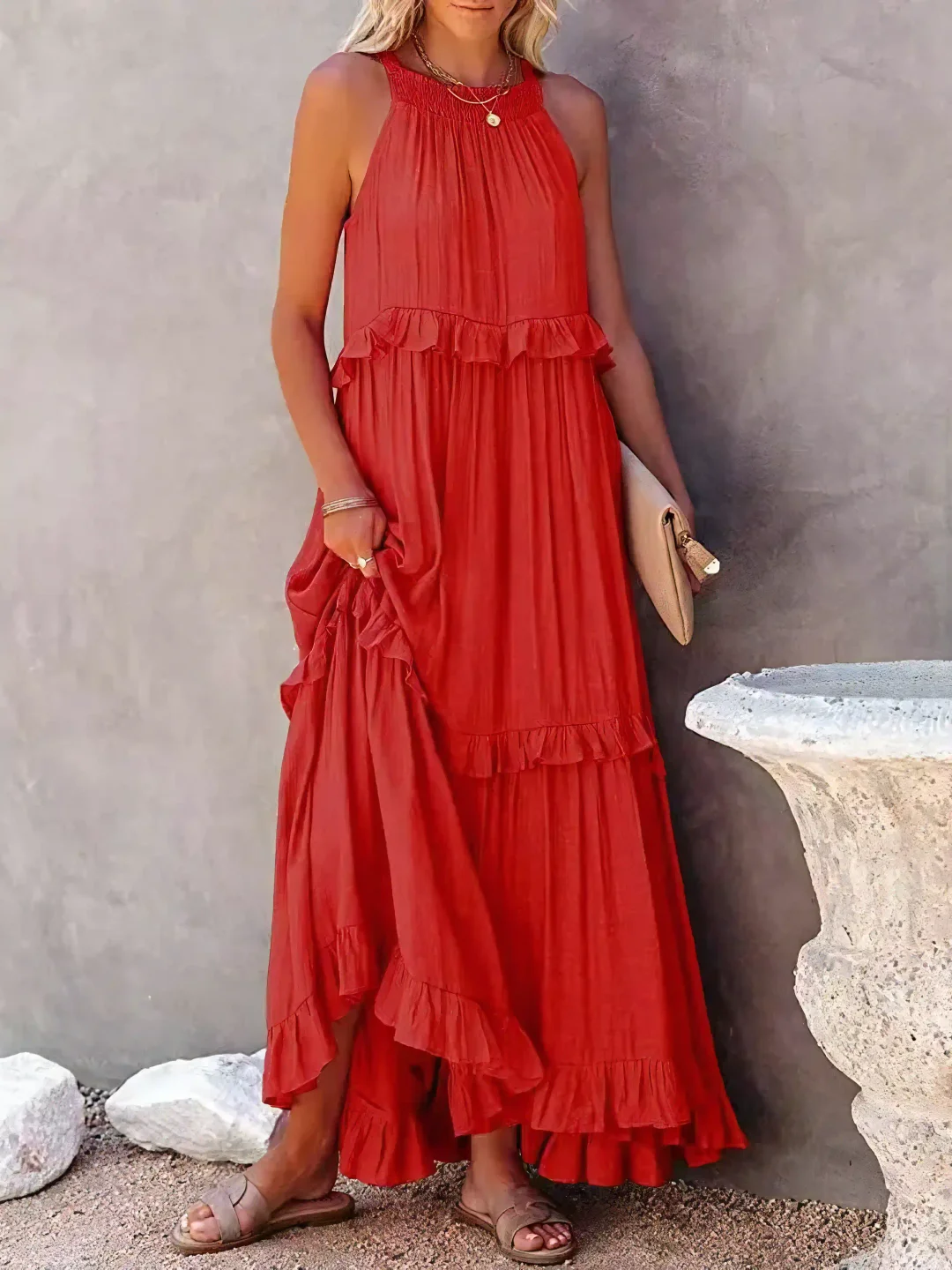 Elsie | Elegant Ruffled Dress