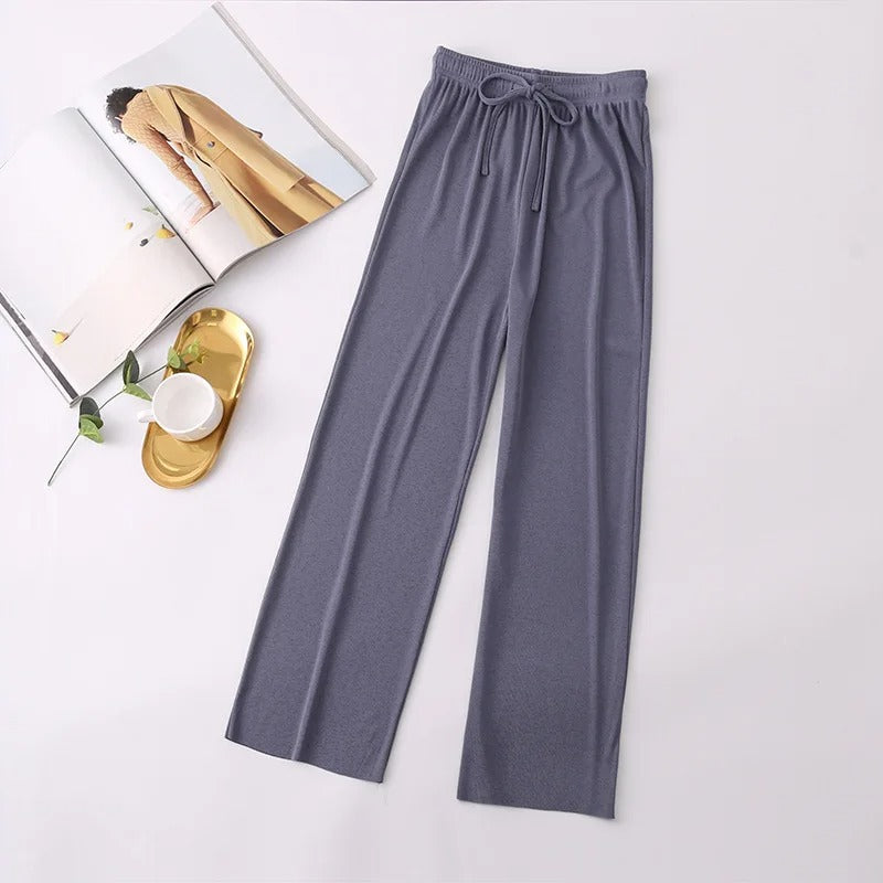 Alma - Soft knitted trousers