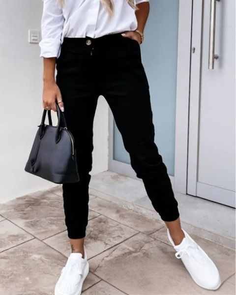 Aurelia - Trendy High Waist Trousers