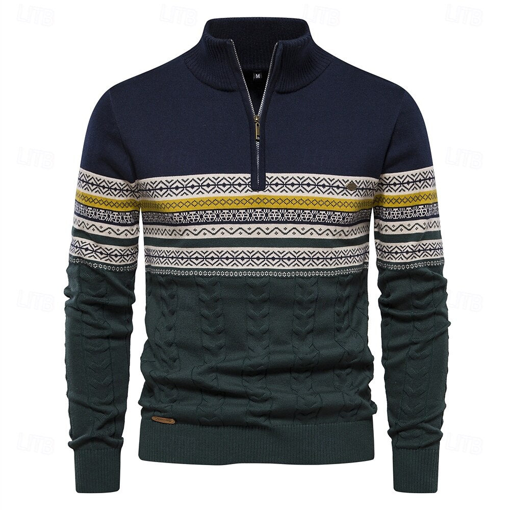 Hannes - Half-Zip Knit Sweater
