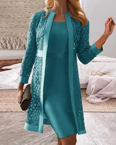 Lucy - Two-piece set women's vest with lace