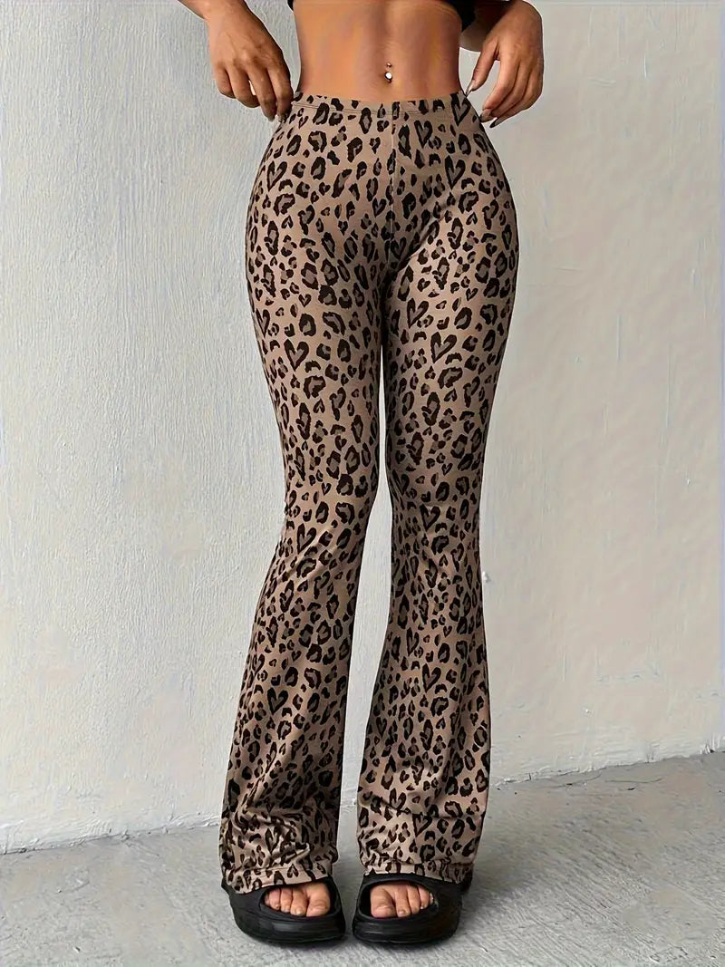 Cora - Leopard Print Trousers