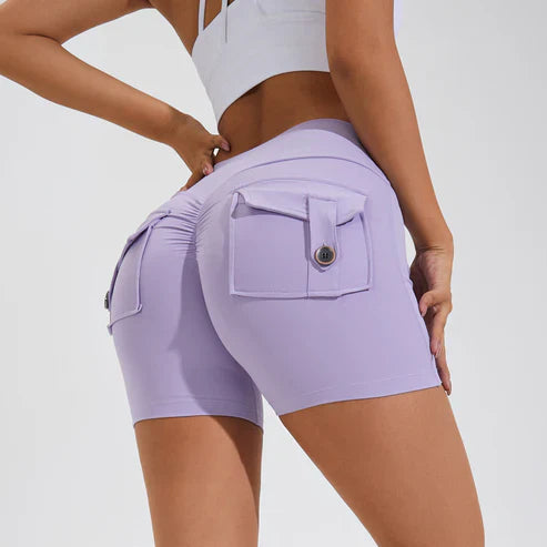 Louisa - High Waist Shorts with Hip Lift Effect