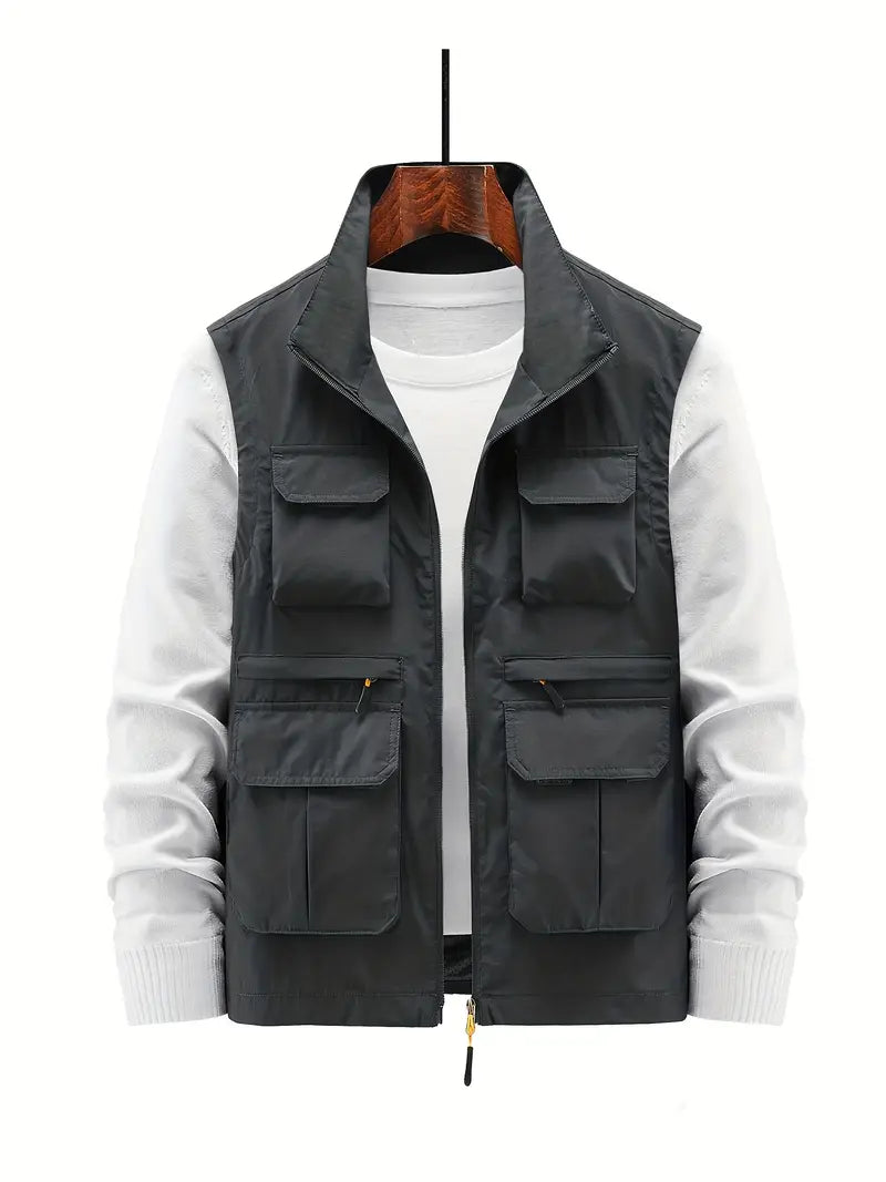 Breeze - Men's Vest with Multi-Pockets and Zip