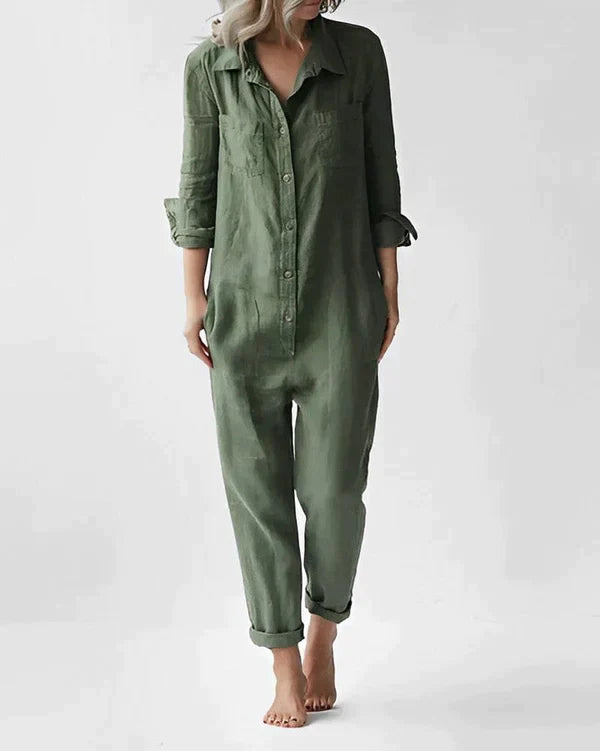 Jovy - Stylish green jumpsuit
