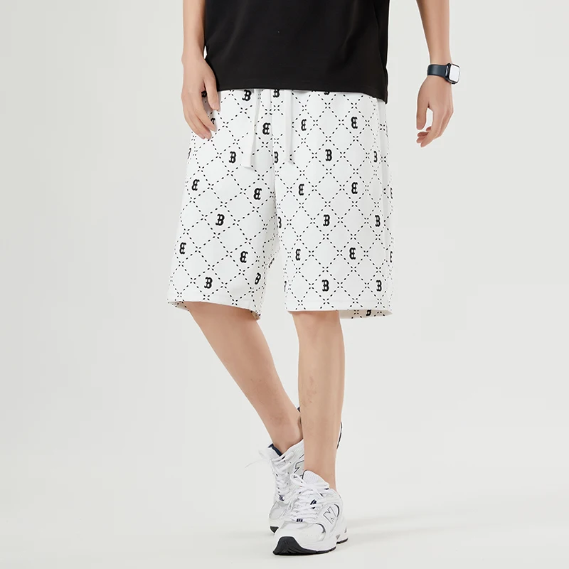 Hady - Trendy Men's Shorts - Summer Short Pants with Elastic Waist and Pattern