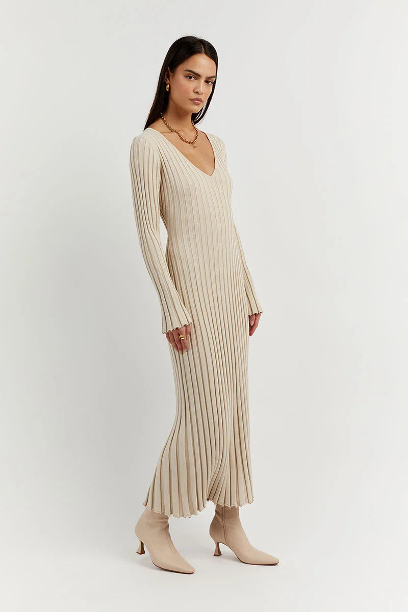 Carilyn - Long Sleeve Midi Dress