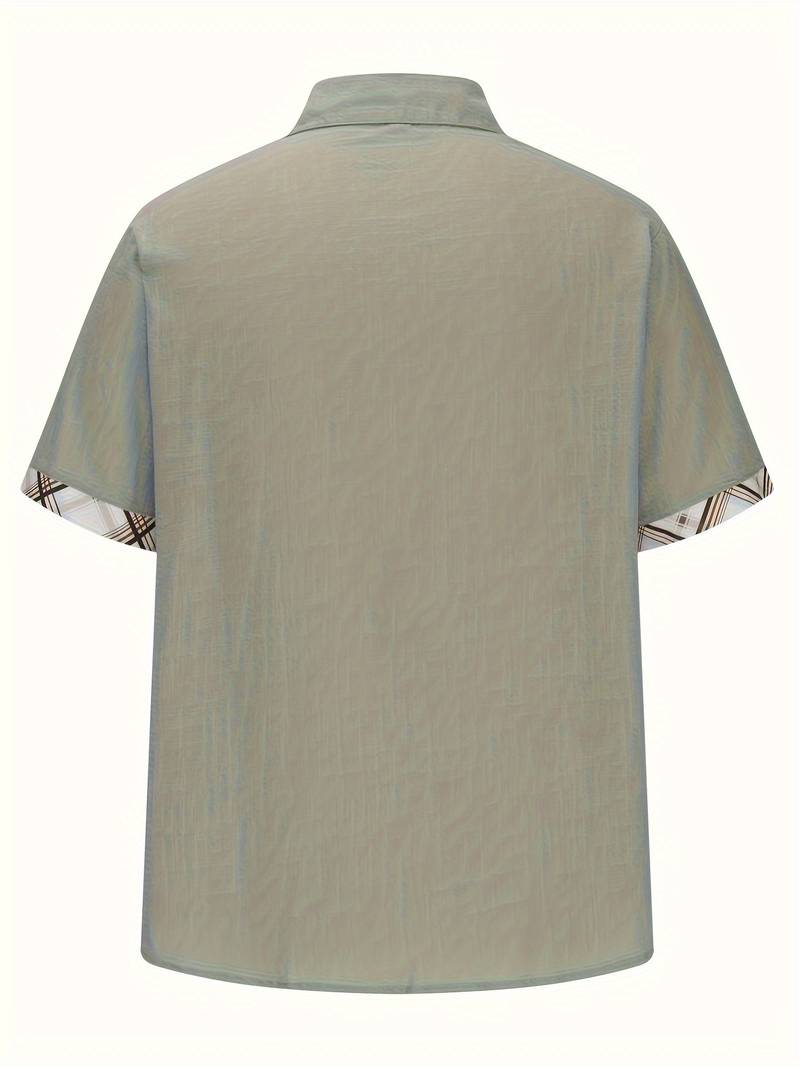 Brandon – Stylish traditional shirt with plaid graphic print