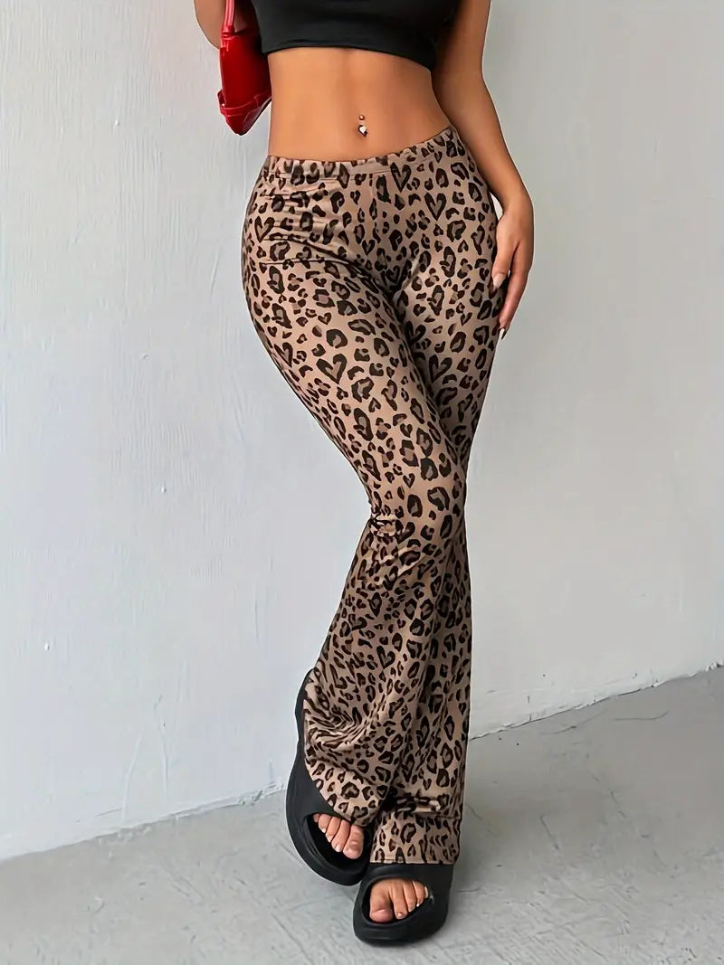 Cora - Leopard Print Trousers