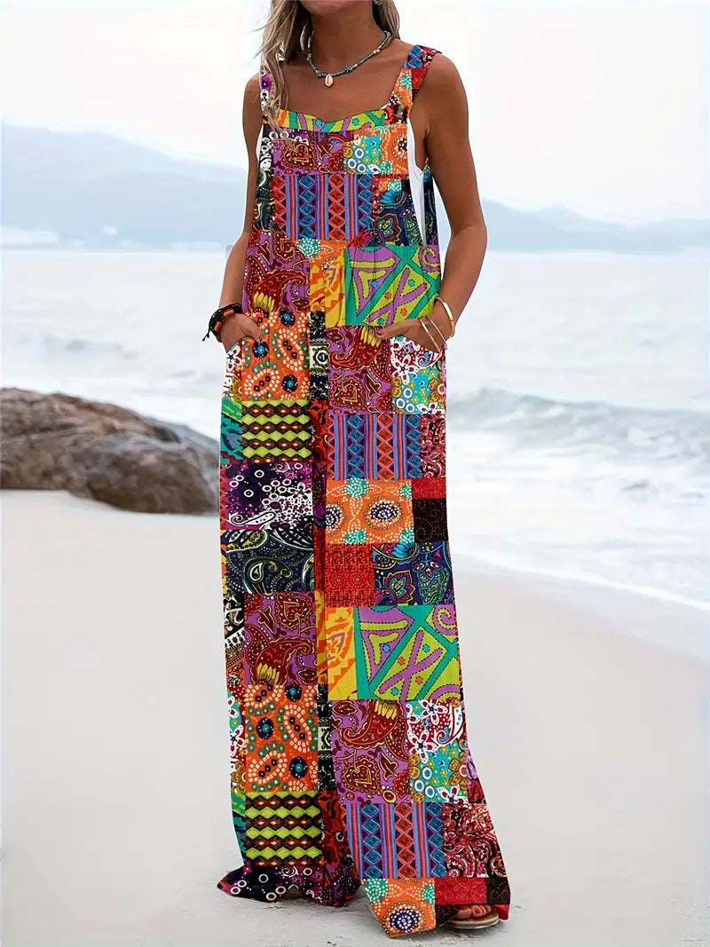 Donna - Color Block Jumpsuit