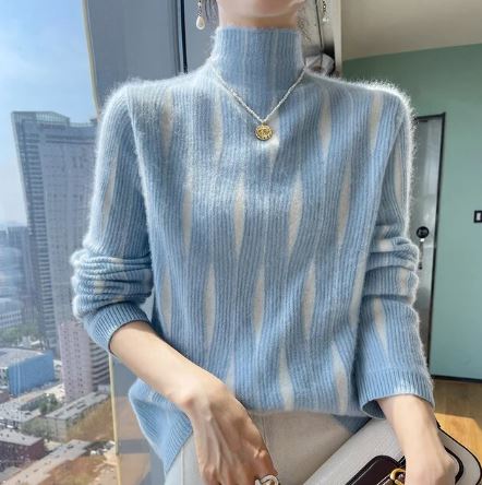 Antonia - Sweater with mid-height neckline