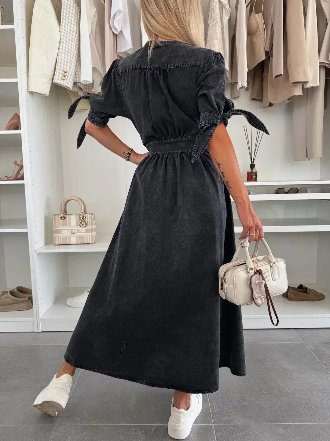 Ivanka – Radiant Jeans Dress