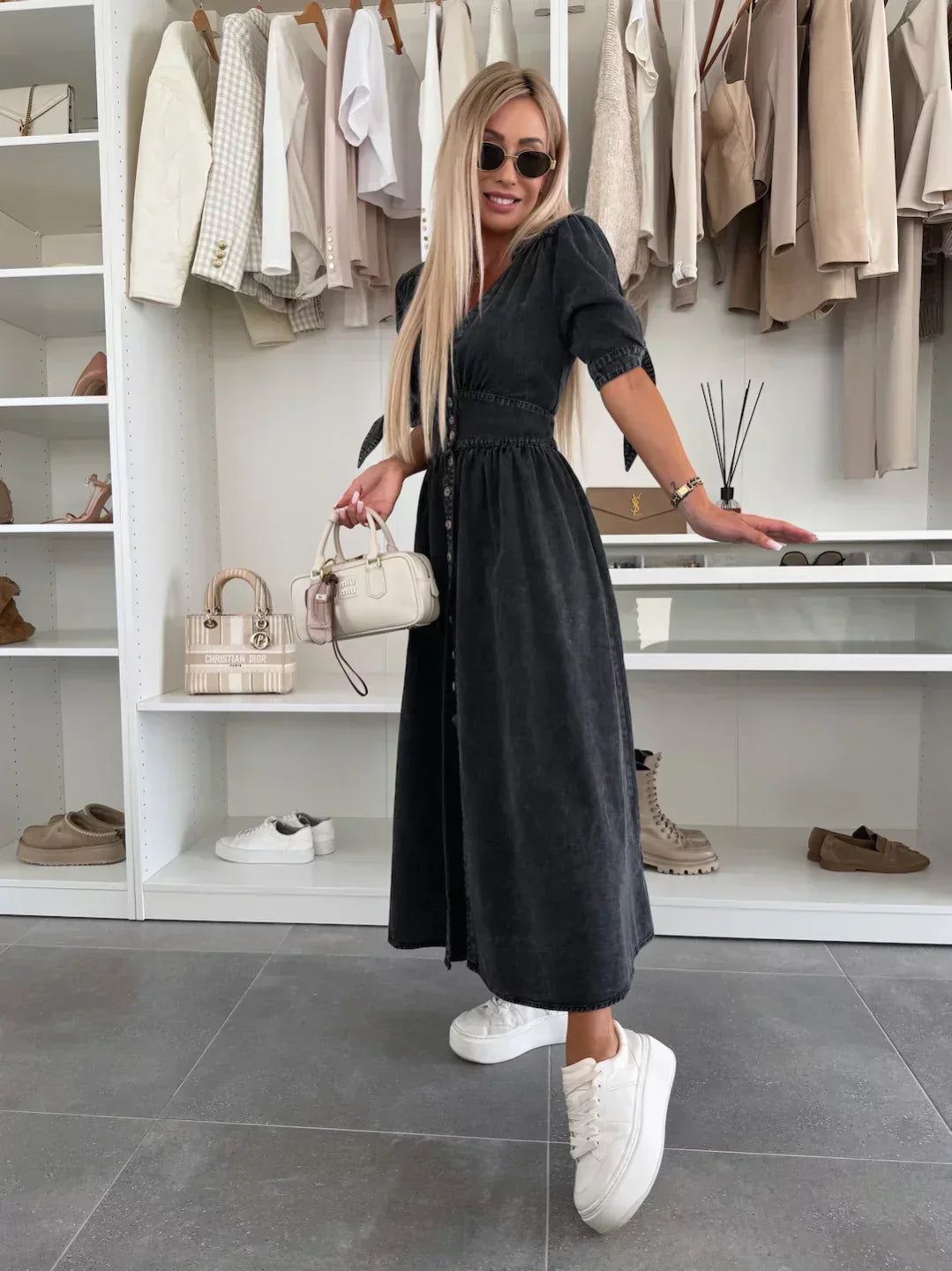 Ivanka – Radiant Jeans Dress