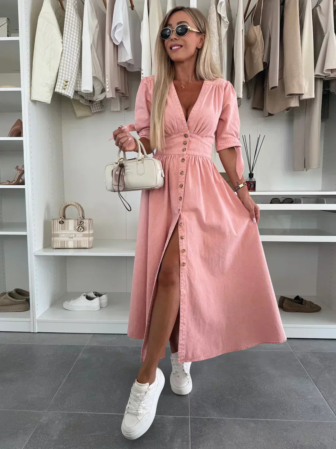 Ivanka – Radiant Jeans Dress