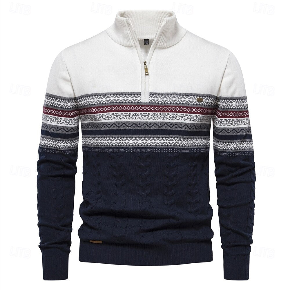 Hannes - Half-Zip Knit Sweater