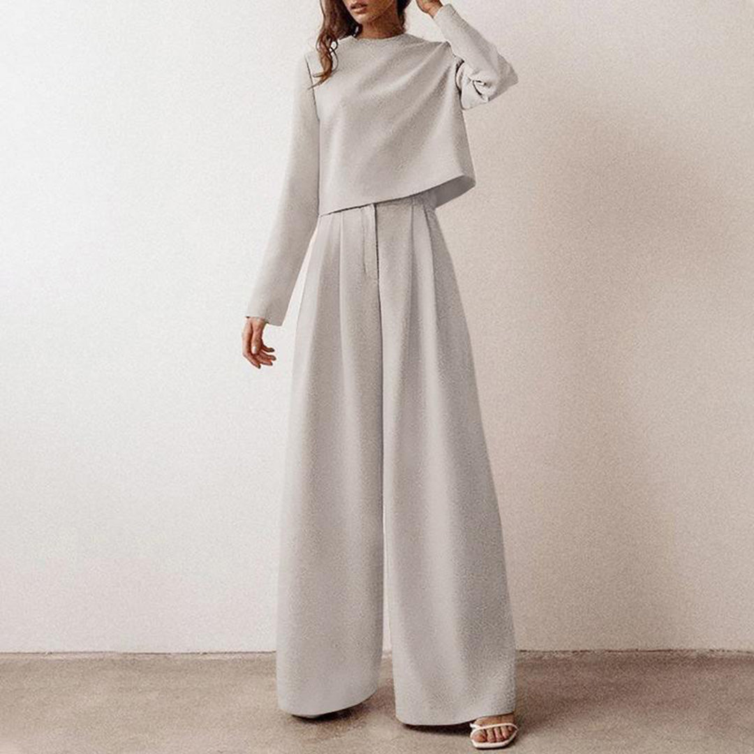 Trendy Two-Piece Palazzo Set - Amara