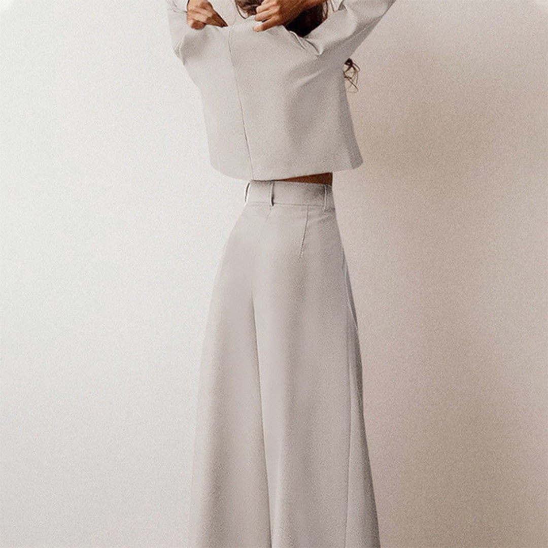 Trendy Two-Piece Palazzo Set - Amara