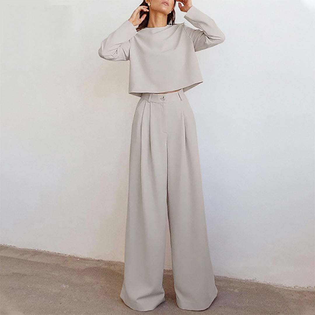 Trendy Two-Piece Palazzo Set - Amara
