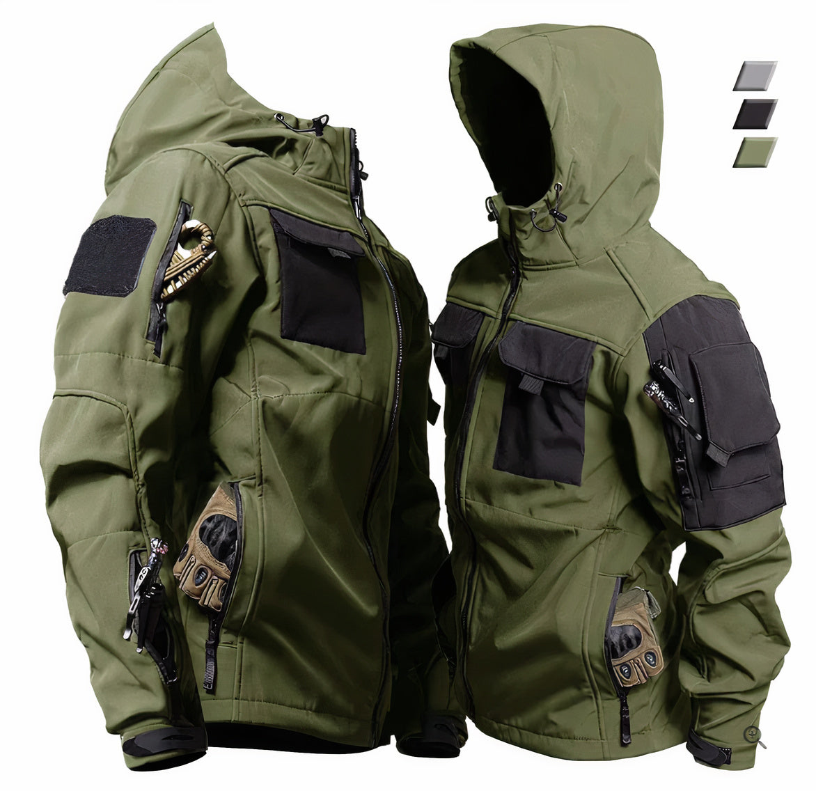 Men's Tactical Hooded Jacket - Gunner