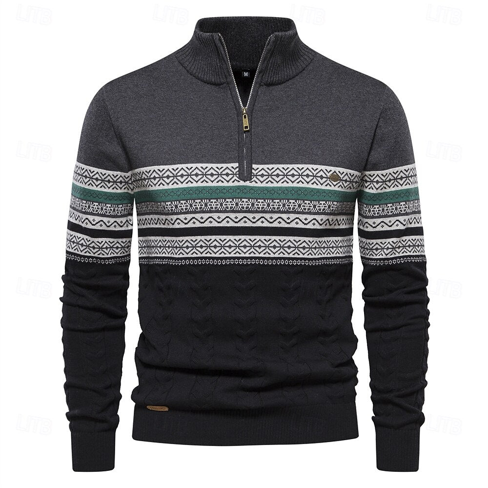 Hannes - Half-Zip Knit Sweater