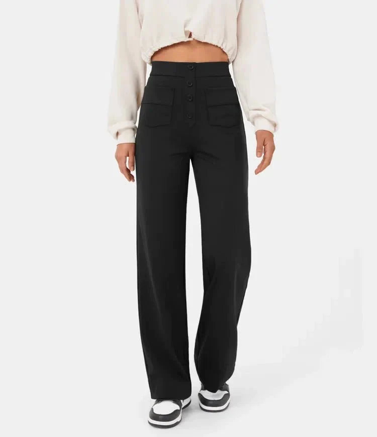 Antonia - High waist elastic casual pants