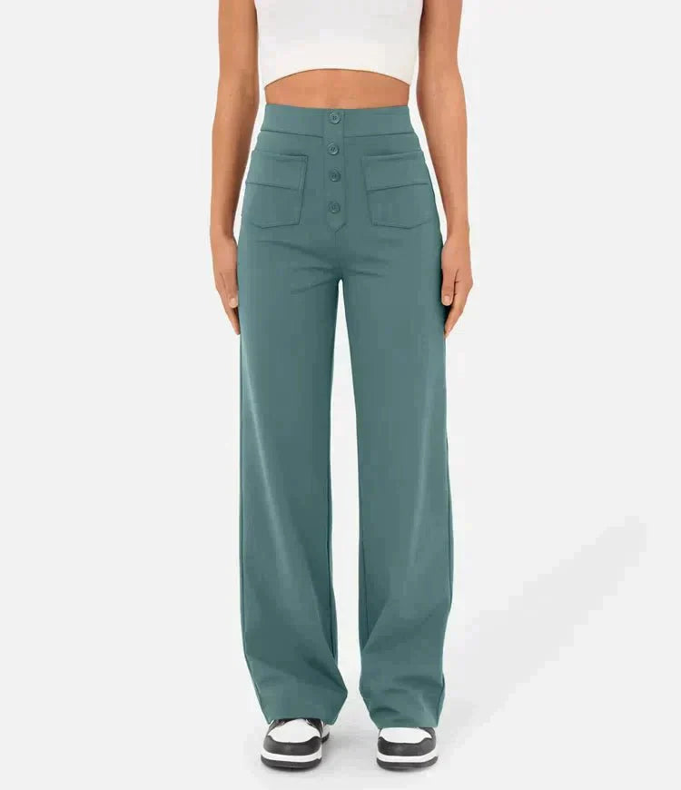 Antonia - High waist elastic casual pants