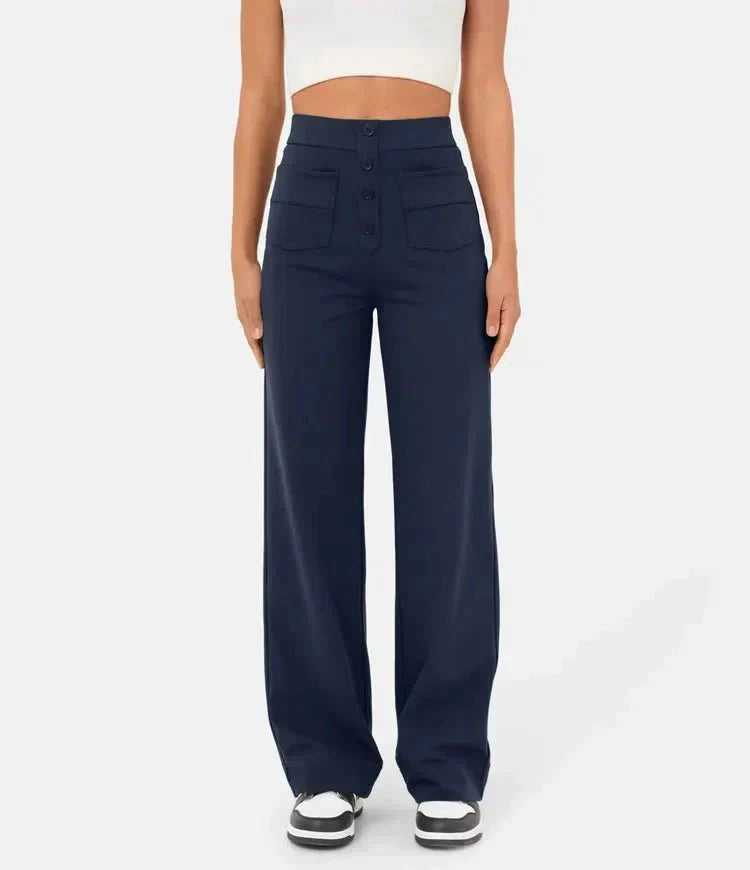 Antonia - High waist elastic casual pants