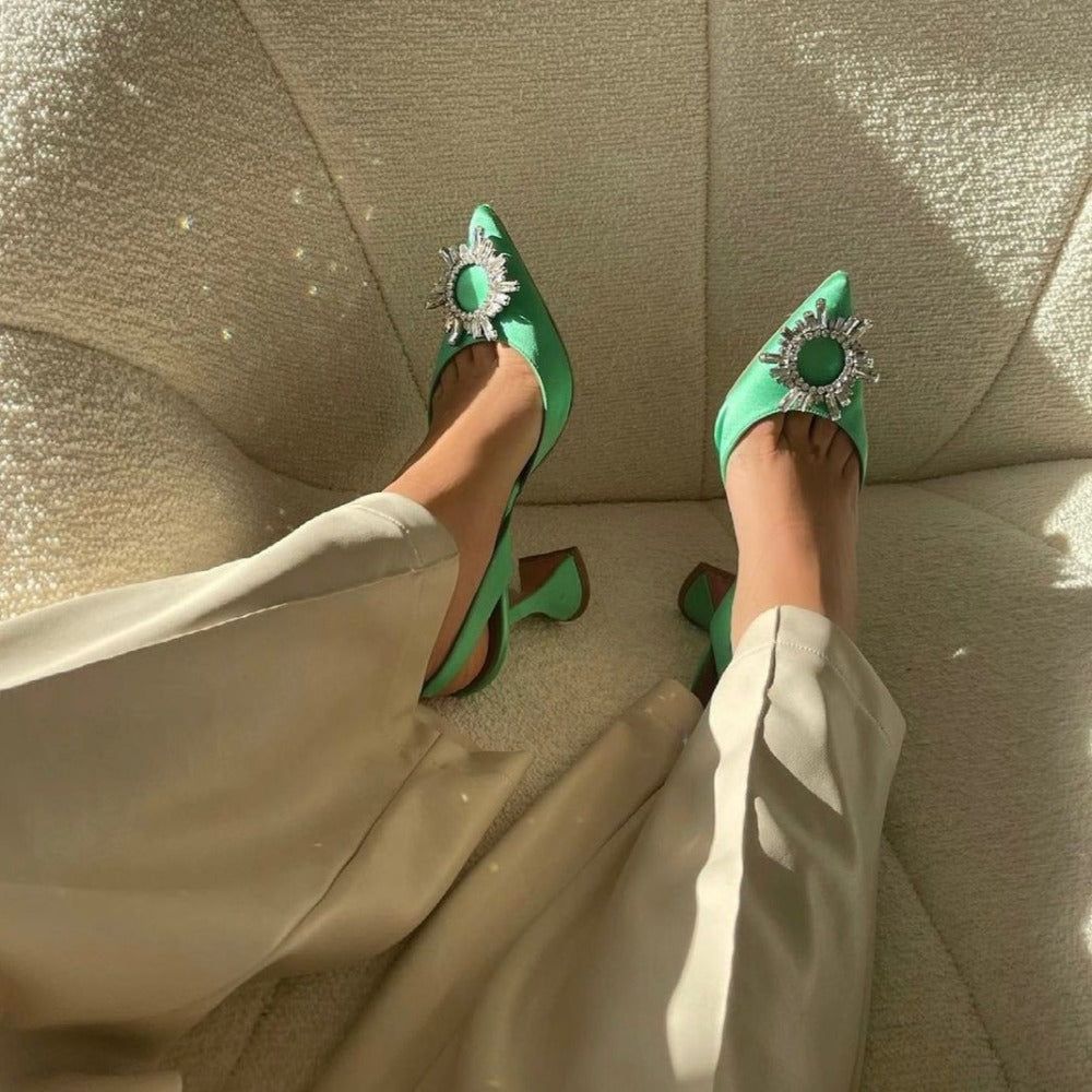 Orelie | Crystal High Heels