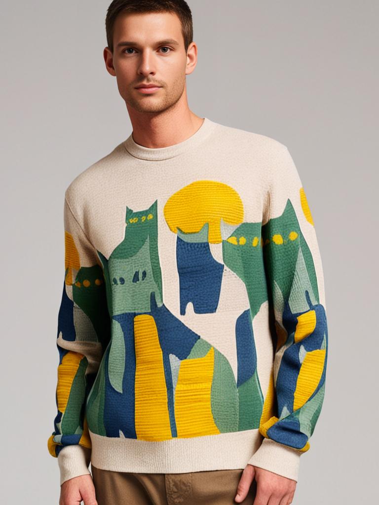 Mystic Cat - Men's Sweater