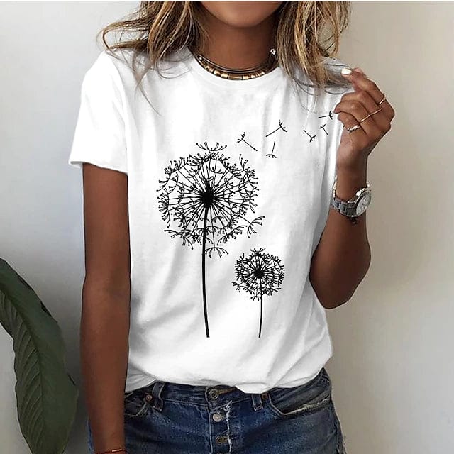 Inès Lavigne - Elegant Dandelion Shirt