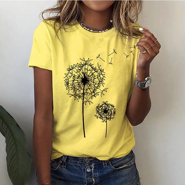 Inès Lavigne - Elegant Dandelion Shirt