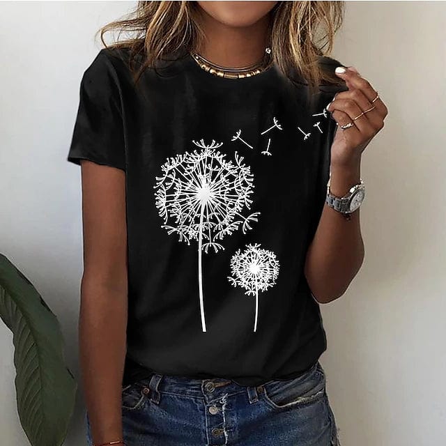 Inès Lavigne - Elegant Dandelion Shirt