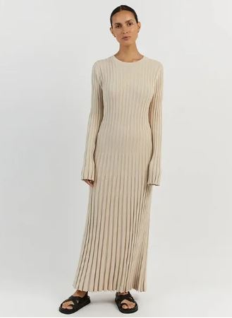 Amanda - Long knitted dress for women