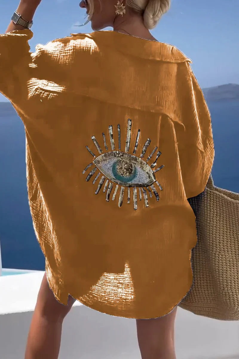 Maisie - Casual shirt with sequins