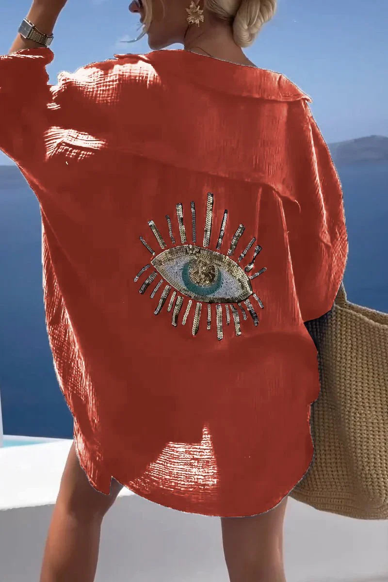 Maisie - Casual shirt with sequins
